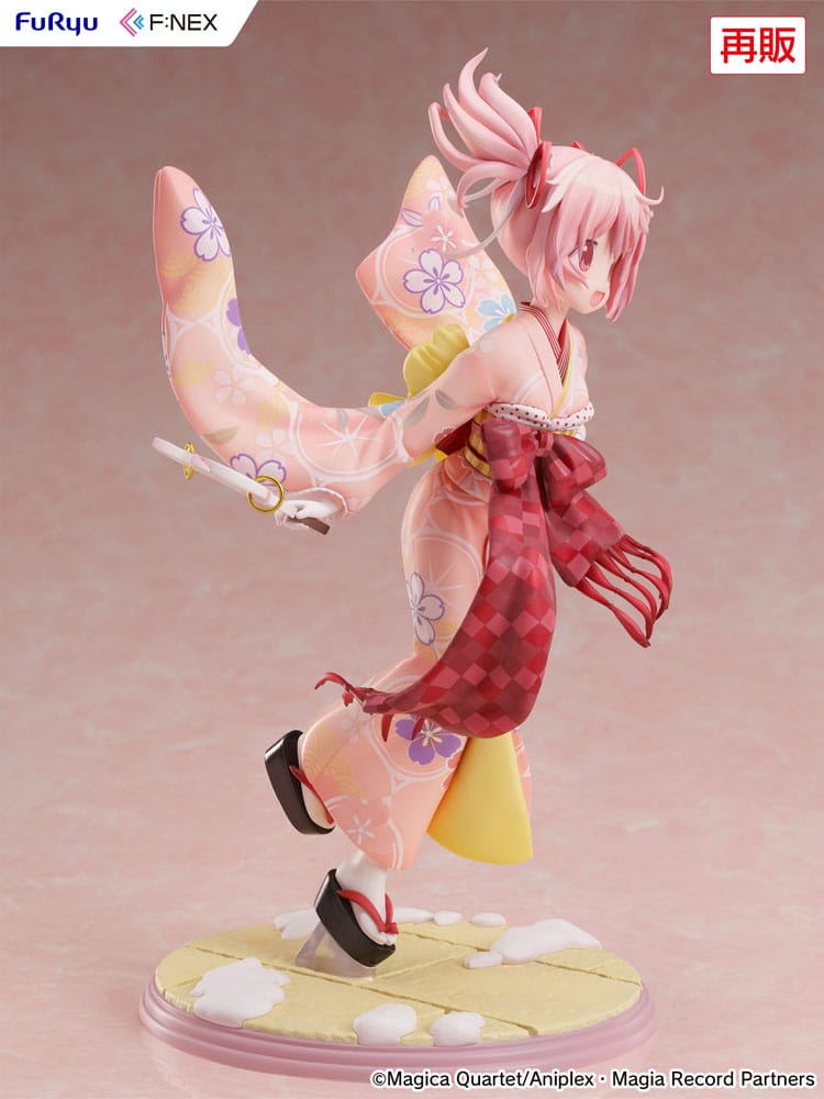 Puella Magi Madoka Magica Side Story Magia Record PVC Statue 1/7 Madoka Kaname Kimono Ver. 22 cm - Smalltinytoystore