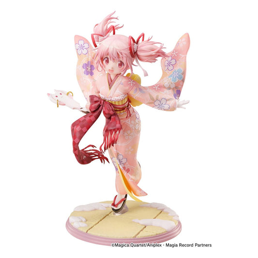Puella Magi Madoka Magica Side Story Magia Record PVC Statue 1/7 Madoka Kaname Kimono Ver. 22 cm - Smalltinytoystore