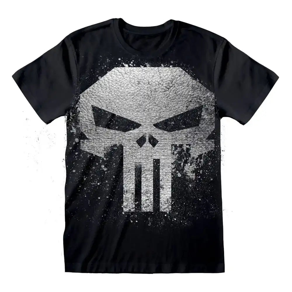Punisher T-Shirt Skull With Metallic Ink - Smalltinytoystore