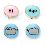 Pusheen Stud Ohrringe 2er-Pack "Hi , Bye" - Smalltinytoystore