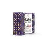 Q Workshop Würfel Set Full Pack D6 Shimmering Purple (20)