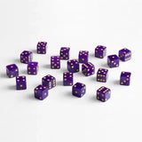Q Workshop Würfel Set Full Pack D6 Shimmering Purple (20)
