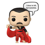 Queen POP! Rocks Vinyl Figur Freddie Mercury (I Dress to Kill) 9 cm - Beschädigte Verpackung - Smalltinytoystore