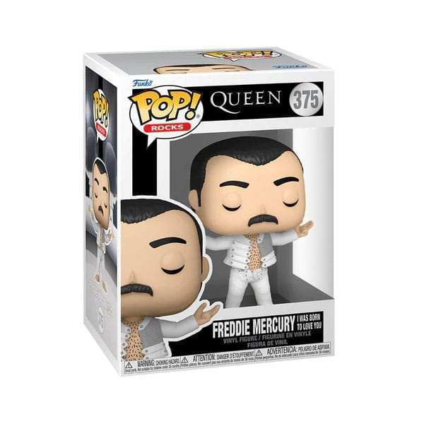 Queen POP! Rocks Vinyl Figur Freddie Mercury (I was born to love you) 9 cm - Smalltinytoystore