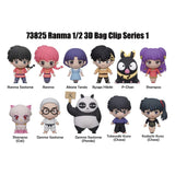 Ranma 1/2 3D PVC-Taschenanhänger Series 1 Display (24) - Smalltinytoystore