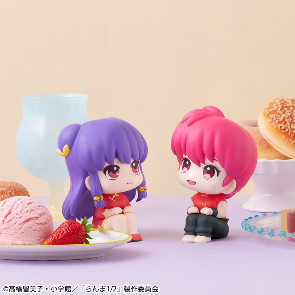 Ranma 1/2 Look Up PVC Statue Ranma & Shampoo 11 cm (with gift) - Smalltinytoystore
