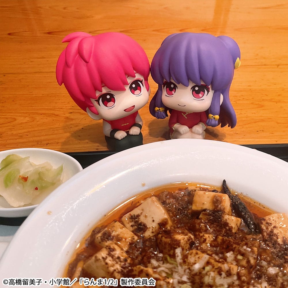 Ranma 1/2 Look Up PVC Statue Ranma & Shampoo 11 cm (with gift) - Smalltinytoystore