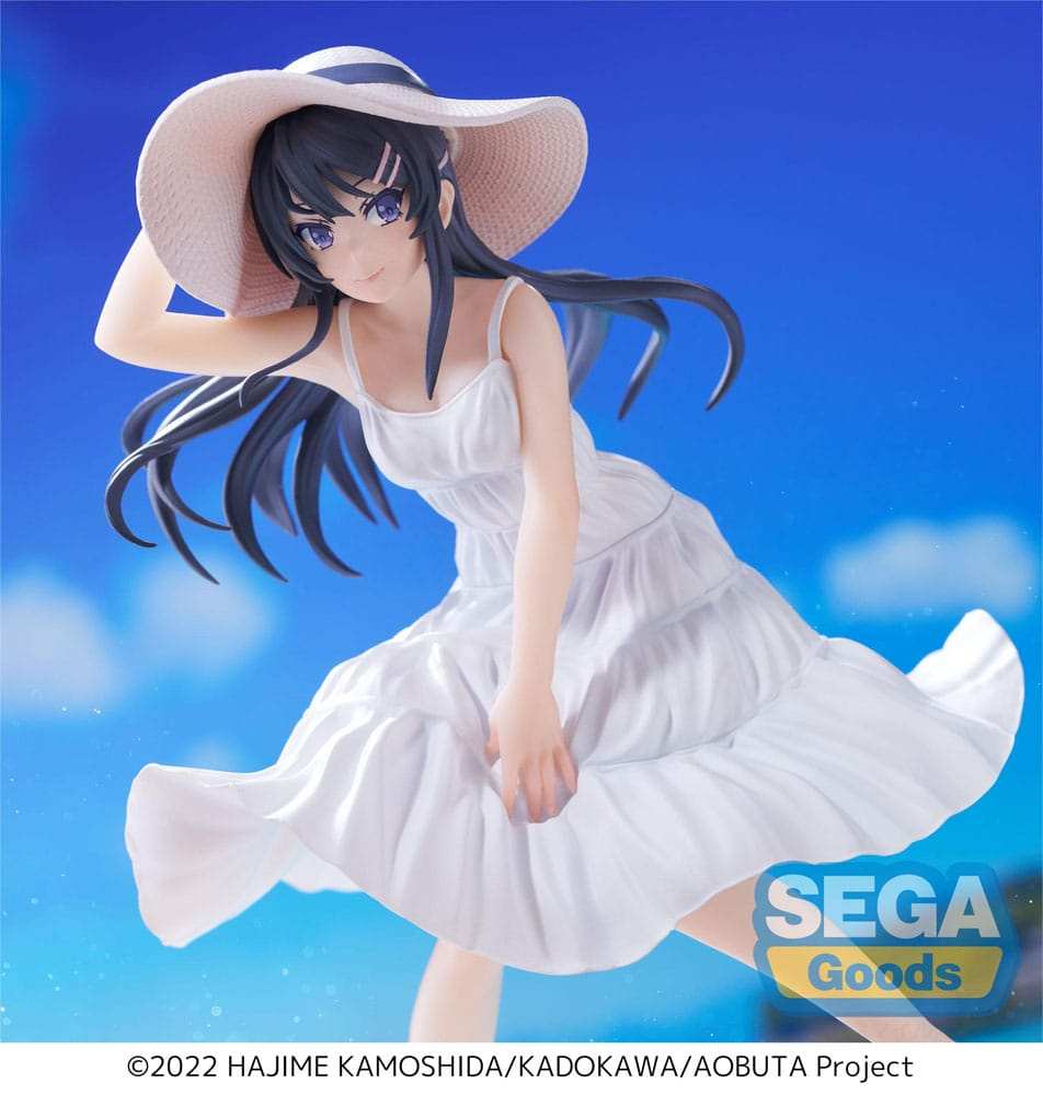 Rascal Does Not Dream of a Bunny Girl Senpai Luminasta PVC Statue Mai Sakurajima Summer Dress 17 cm - Smalltinytoystore