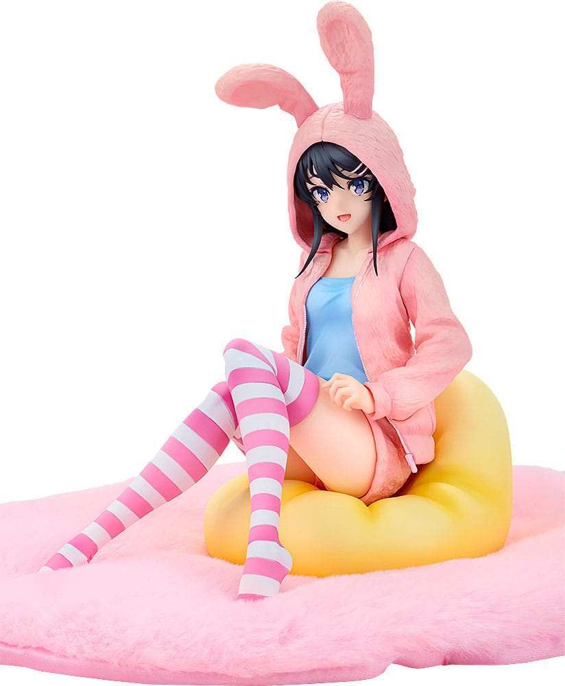 Rascal Does Not Dream of a Knapsack Kid PVC Statue 1/7 Mai Sakurajima Hoodie Look Rabbit Ears Ver. 18 cm - Smalltinytoystore