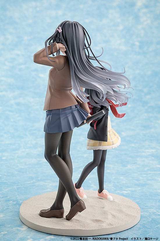 Rascal Does Not Dream of a Knapsack Kid PVC Statue Mai Sakurajima High School Graduation Ver. & Knapsack Kid 19 cm - Smalltinytoystore