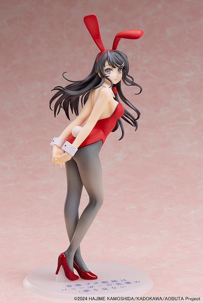 Rascal Does Not Dream of Bunny Girl Senpai Statue 1/7 Mai Sakurajima Red Bunny Girl Ver. 27 cm - Smalltinytoystore