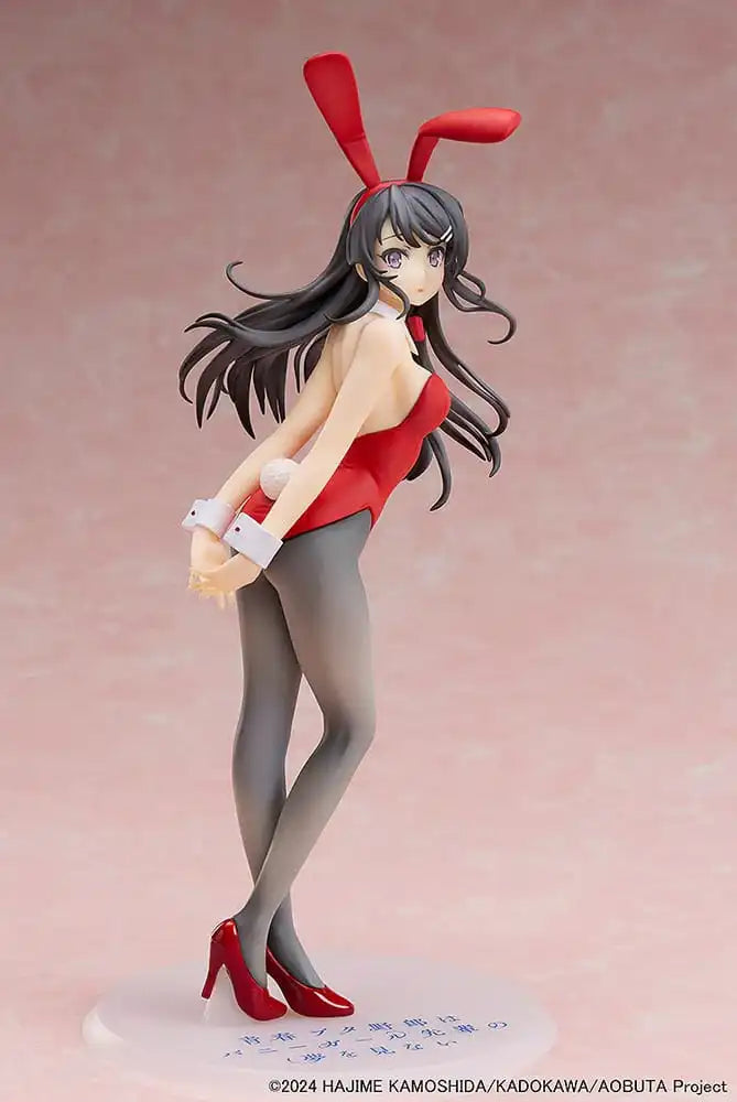 Rascal Does Not Dream of Bunny Girl Senpai Statue 1/7 Mai Sakurajima Red Bunny Girl Ver. 27 cm - Smalltinytoystore