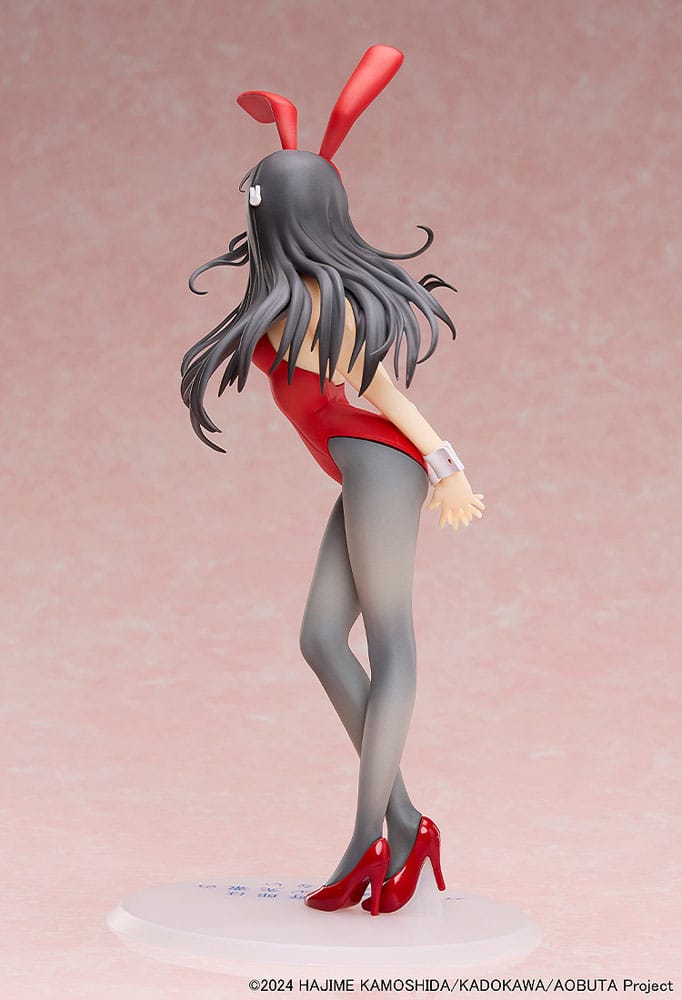 Rascal Does Not Dream of Bunny Girl Senpai Statue 1/7 Mai Sakurajima Red Bunny Girl Ver. 27 cm - Smalltinytoystore