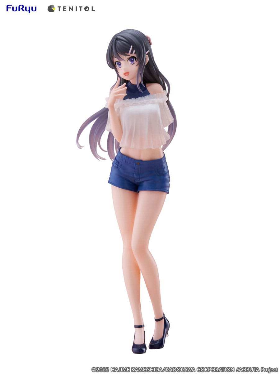 Rascal Does Not Dream of Bunny Girl Senpai Tenitol PVC Statue Mai Sakurajima 31 cm - Smalltinytoystore