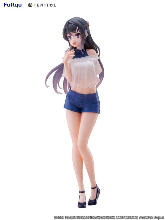 Rascal Does Not Dream of Bunny Girl Senpai Tenitol PVC Statue Mai Sakurajima 31 cm - Smalltinytoystore