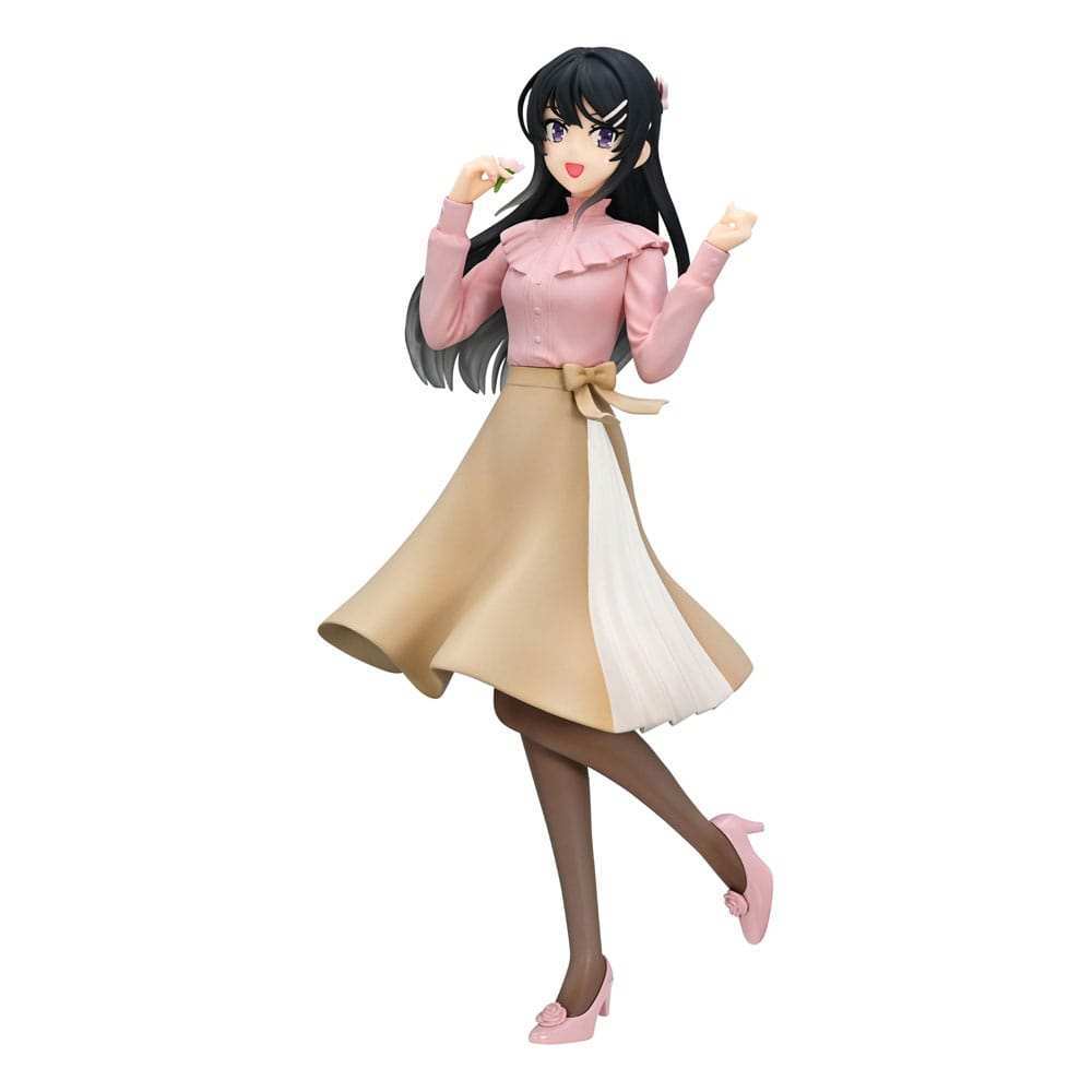 Rascal Does Not Dream of Bunny Girl Senpai Trio-Try-iT PVC Statue Mai Sakurajima Spring Outfit Ver. 21 cm - Smalltinytoystore