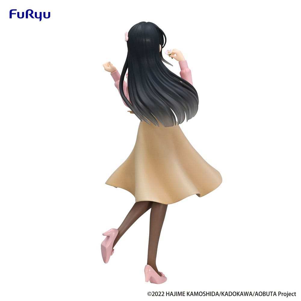 Rascal Does Not Dream of Bunny Girl Senpai Trio-Try-iT PVC Statue Mai Sakurajima Spring Outfit Ver. 21 cm - Smalltinytoystore