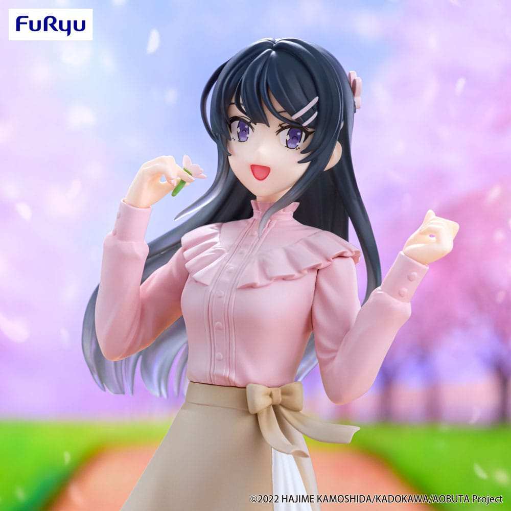 Rascal Does Not Dream of Bunny Girl Senpai Trio-Try-iT PVC Statue Mai Sakurajima Spring Outfit Ver. 21 cm - Smalltinytoystore