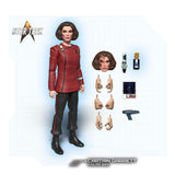 Raumschiff Enterprise - Das nächste Jahrhundert Actionfigur 1/12 Captain Garrett 16 cm - Smalltinytoystore