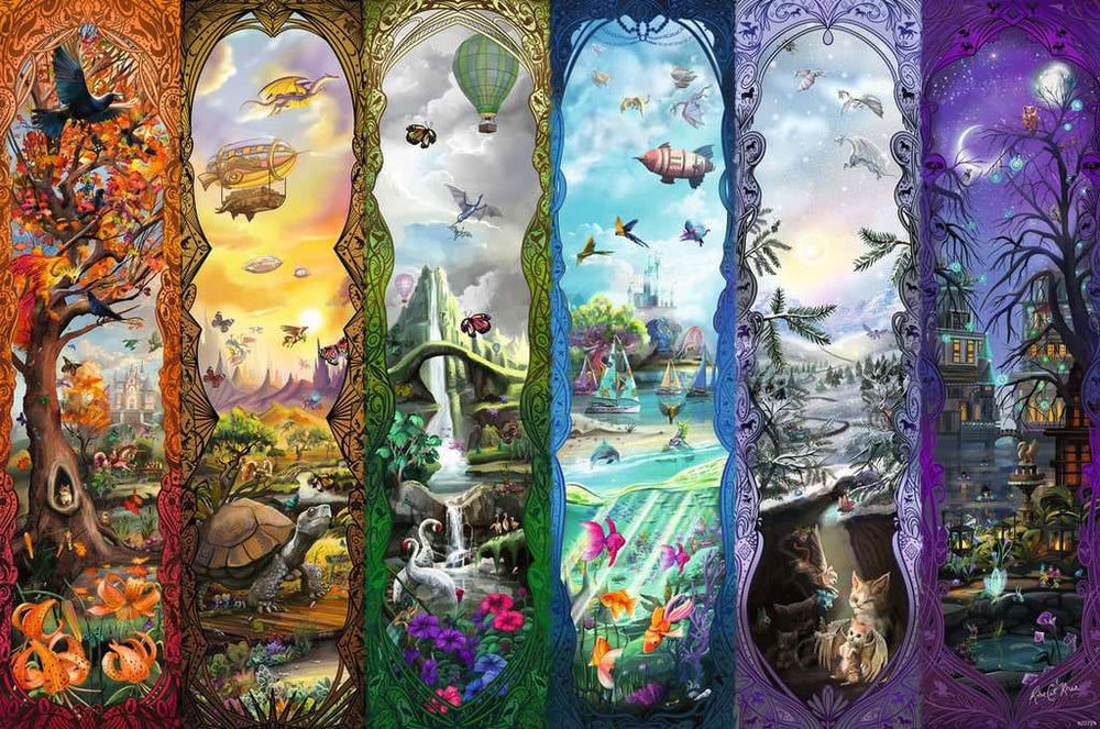 Ravensburger Puzzle Die sechs Portale (7000 Teile) - Smalltinytoystore