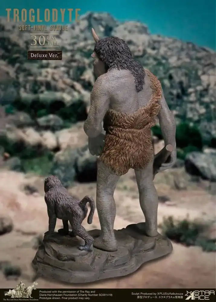 Ray Harryhausens Soft Vinyl Statue Troglodyte Deluxe Version 30 cm - Smalltinytoystore