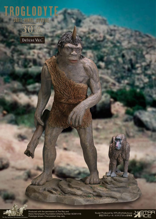 Ray Harryhausens Soft Vinyl Statue Troglodyte Deluxe Version 30 cm - Smalltinytoystore