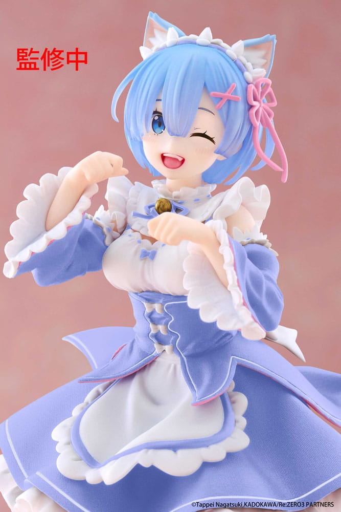 Re:Zero Starting Life in Another World Coreful PVC Statue Rem Cat Maid Ver. Renewal 18 cm - Smalltinytoystore
