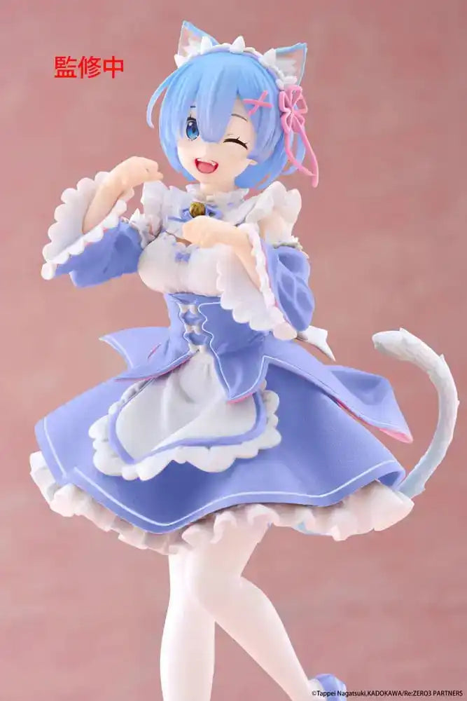 Re:Zero Starting Life in Another World Coreful PVC Statue Rem Cat Maid Ver. Renewal 18 cm - Smalltinytoystore
