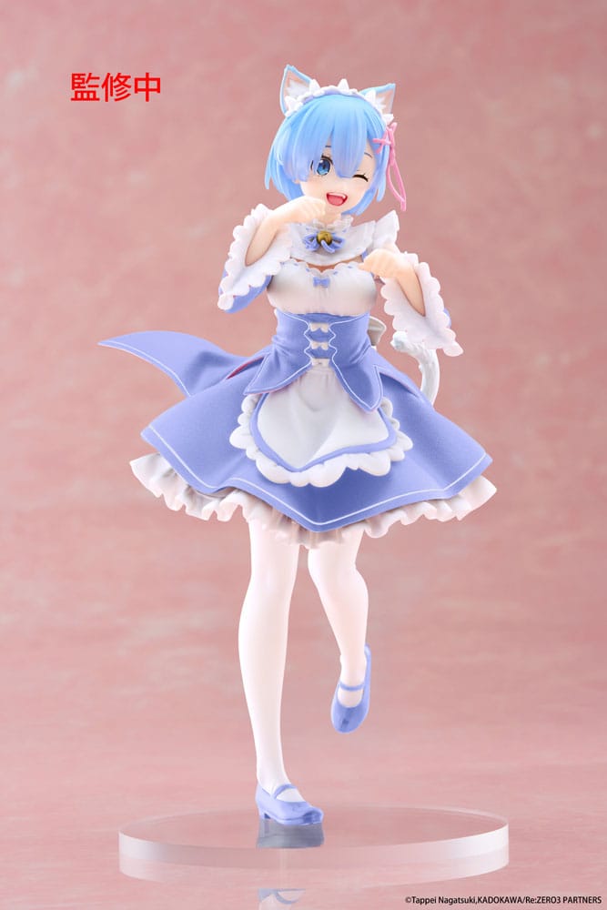 Re:Zero Starting Life in Another World Coreful PVC Statue Rem Cat Maid Ver. Renewal 18 cm - Smalltinytoystore