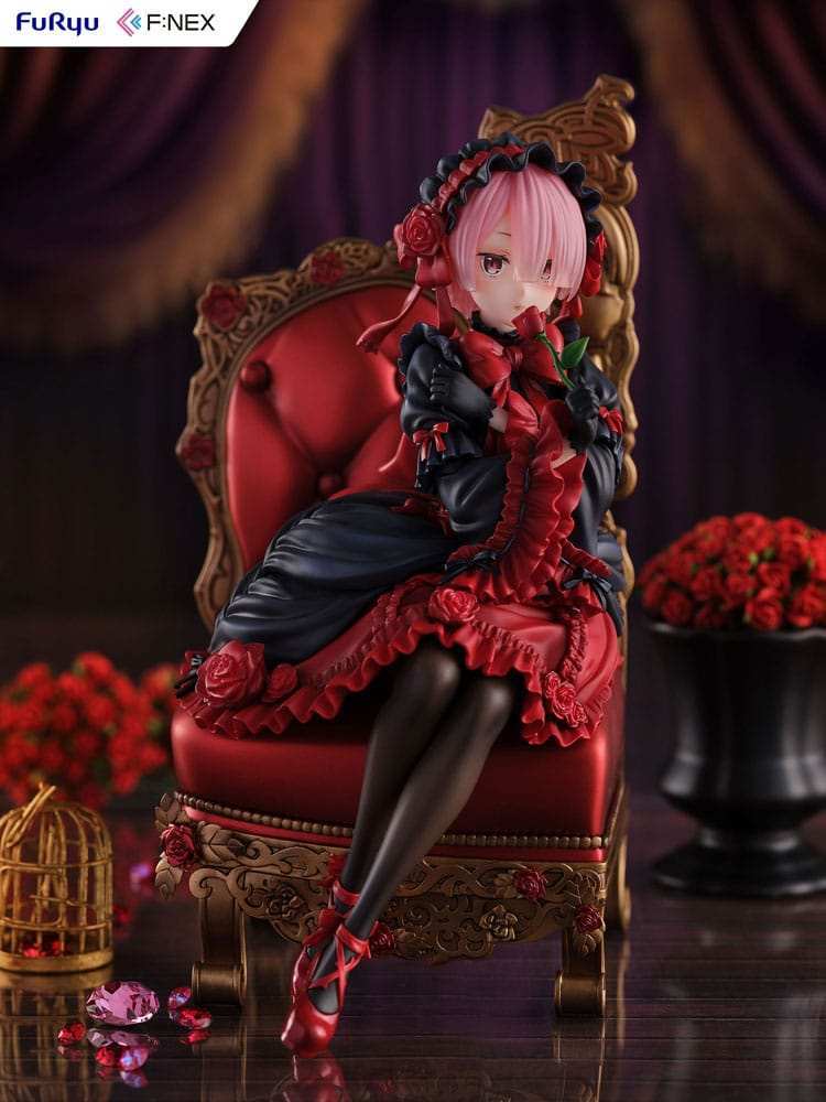 Re:ZERO -Starting Life in Another World F:NEX PVC Statue 1/7 Ram Gothic Ver. 20 cm - Smalltinytoystore