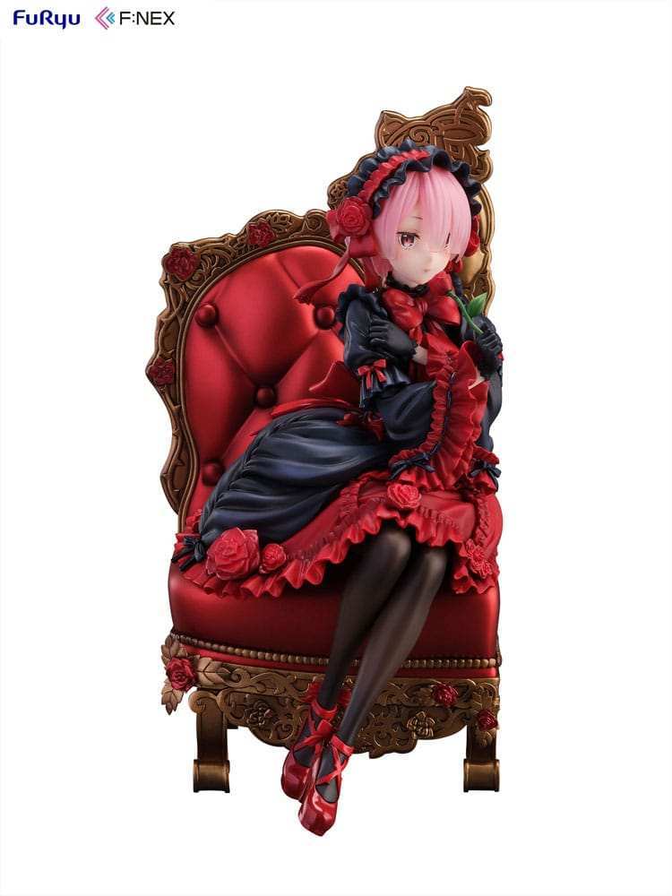Re:ZERO -Starting Life in Another World F:NEX PVC Statue 1/7 Ram Gothic Ver. 20 cm - Smalltinytoystore