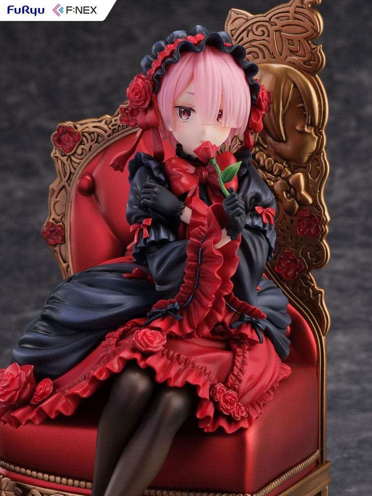Re:ZERO -Starting Life in Another World F:NEX PVC Statue 1/7 Ram Gothic Ver. 20 cm - Smalltinytoystore