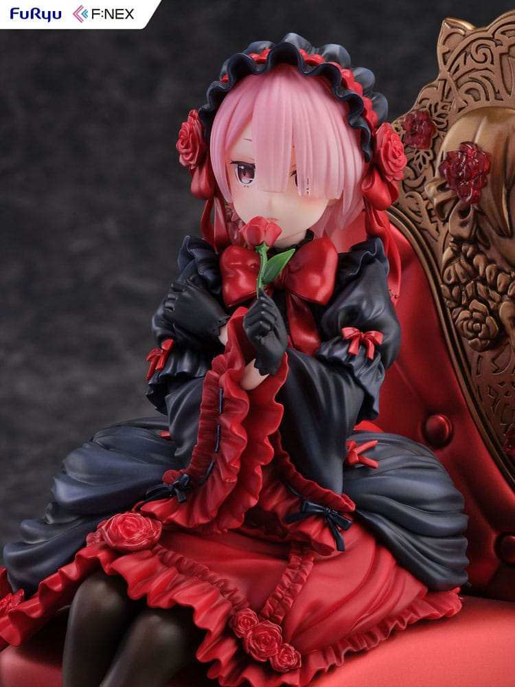 Re:ZERO -Starting Life in Another World F:NEX PVC Statue 1/7 Ram Gothic Ver. 20 cm - Smalltinytoystore