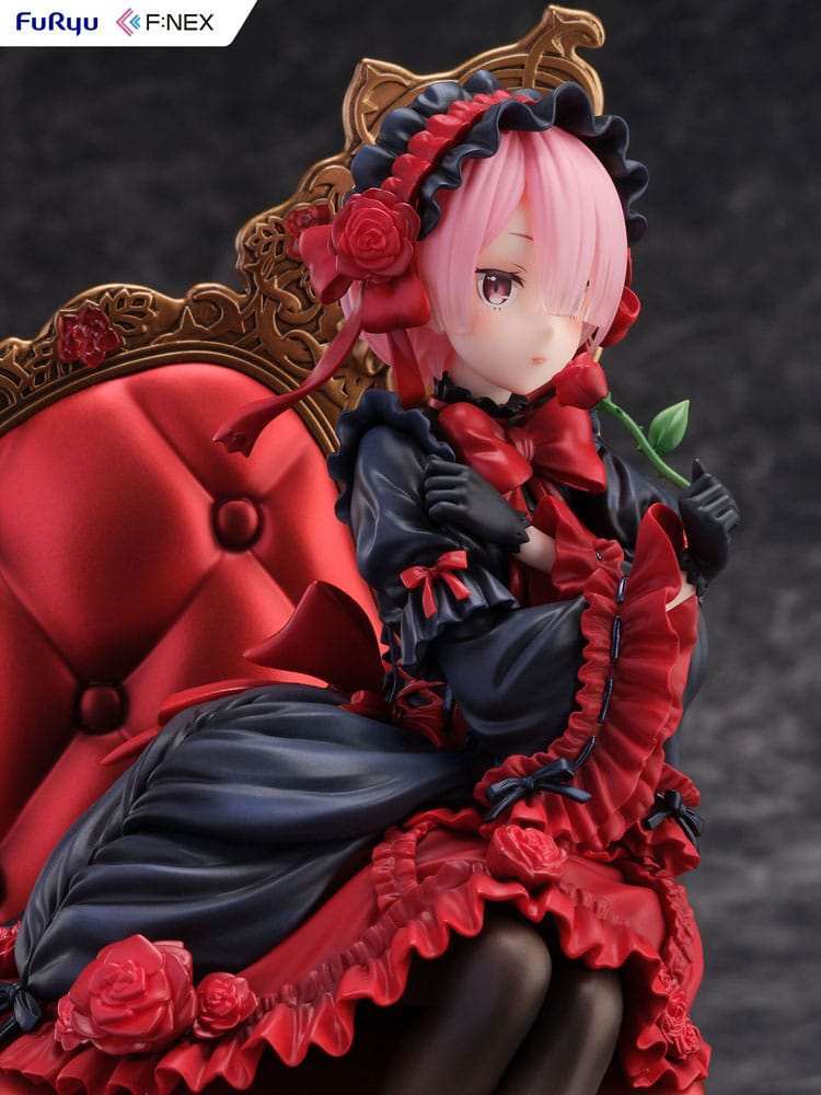 Re:ZERO -Starting Life in Another World F:NEX PVC Statue 1/7 Ram Gothic Ver. 20 cm - Smalltinytoystore