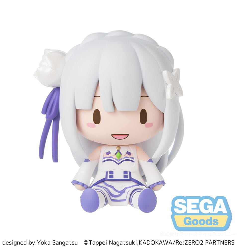 Re:Zero Starting Life in Another World Fuwa Petit Chibi Figur Emilia 8 cm - Smalltinytoystore