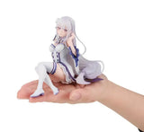 Re:ZERO Starting Life in Another World Melty Princess PVC Statue Emilia Palm Size 9 cm