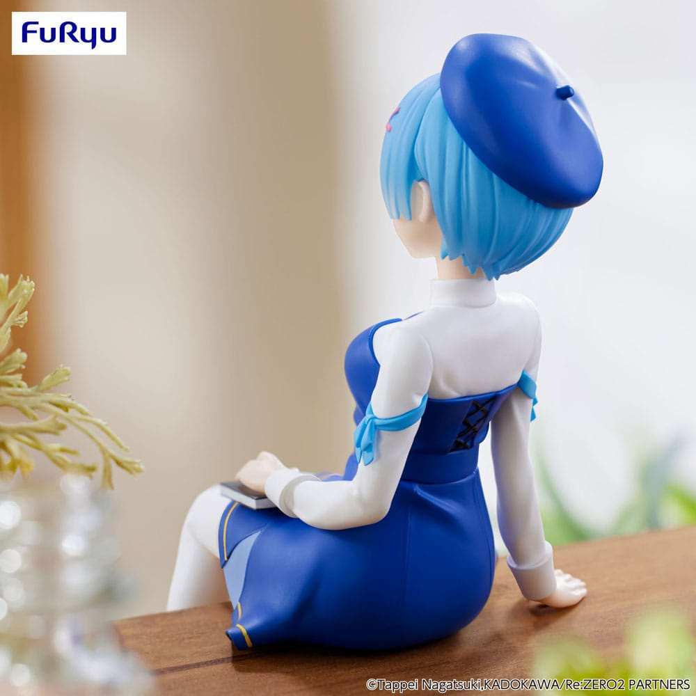 Re:Zero Starting Life in Another World Noodle Stopper PVC Statue Rem Book Girl Ver. 15 cm - Smalltinytoystore