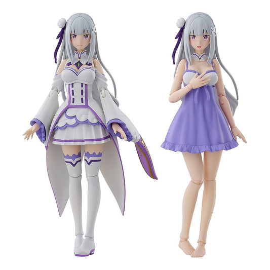 Re:Zero Starting Life in Another World Plastic Model Kit Emilia DX Ver. 16 cm - Smalltinytoystore