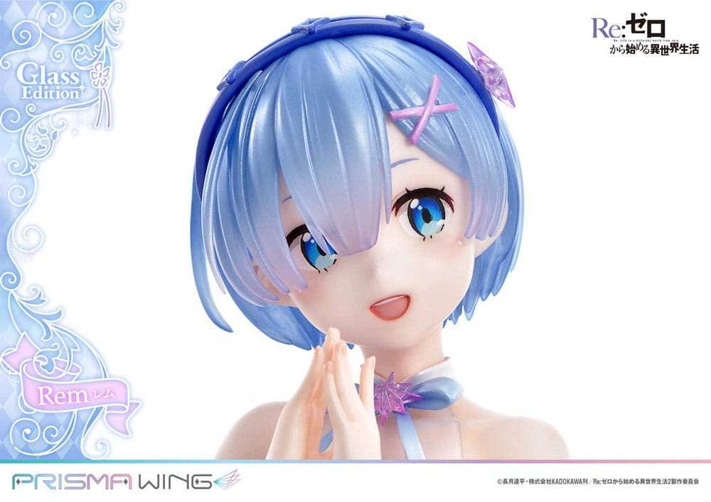 Re:Zero - Starting Life in Another World Prisma Wing PVC Statue 1/7 Rem Glass Edition 23 cm - Smalltinytoystore
