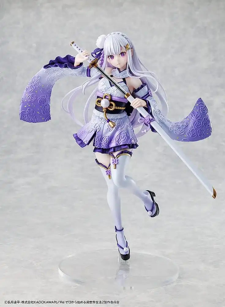 Re:ZERO -Starting Life in Another World- PVC Statue 1/7 Emilia Combat Outfit ver. 24 cm - Smalltinytoystore