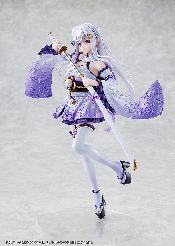 Re:ZERO -Starting Life in Another World- PVC Statue 1/7 Emilia Combat Outfit ver. 24 cm - Smalltinytoystore