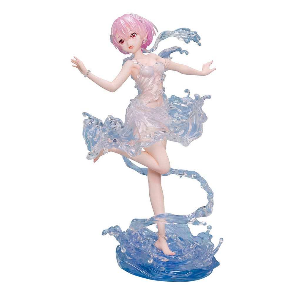 Re:Zero Starting Life in Another World PVC Statue 1/7 Ram Aqua Dress 23 cm - Smalltinytoystore