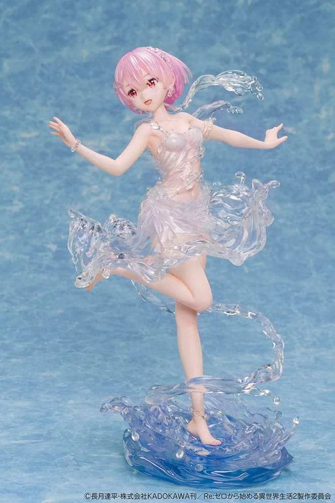 Re:Zero Starting Life in Another World PVC Statue 1/7 Ram Aqua Dress 23 cm - Smalltinytoystore