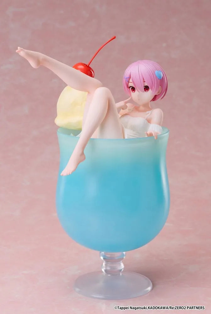 Re:Zero Starting Life in another World PVC Statue 1/7 Ram Cream Soda Ver. 21 cm - Smalltinytoystore