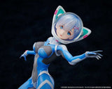 Re:Zero Starting Life in Another World PVC Statue 1/7 Rem A×A SF Space Suit 26 cm - Smalltinytoystore