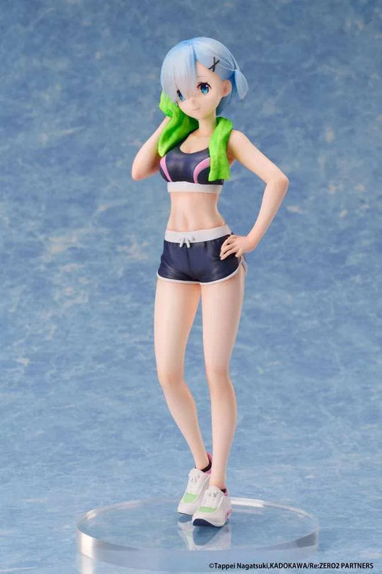 Re:Zero Starting Life in another World PVC Statue 1/7 Rem Sports Wear 23 cm - Smalltinytoystore
