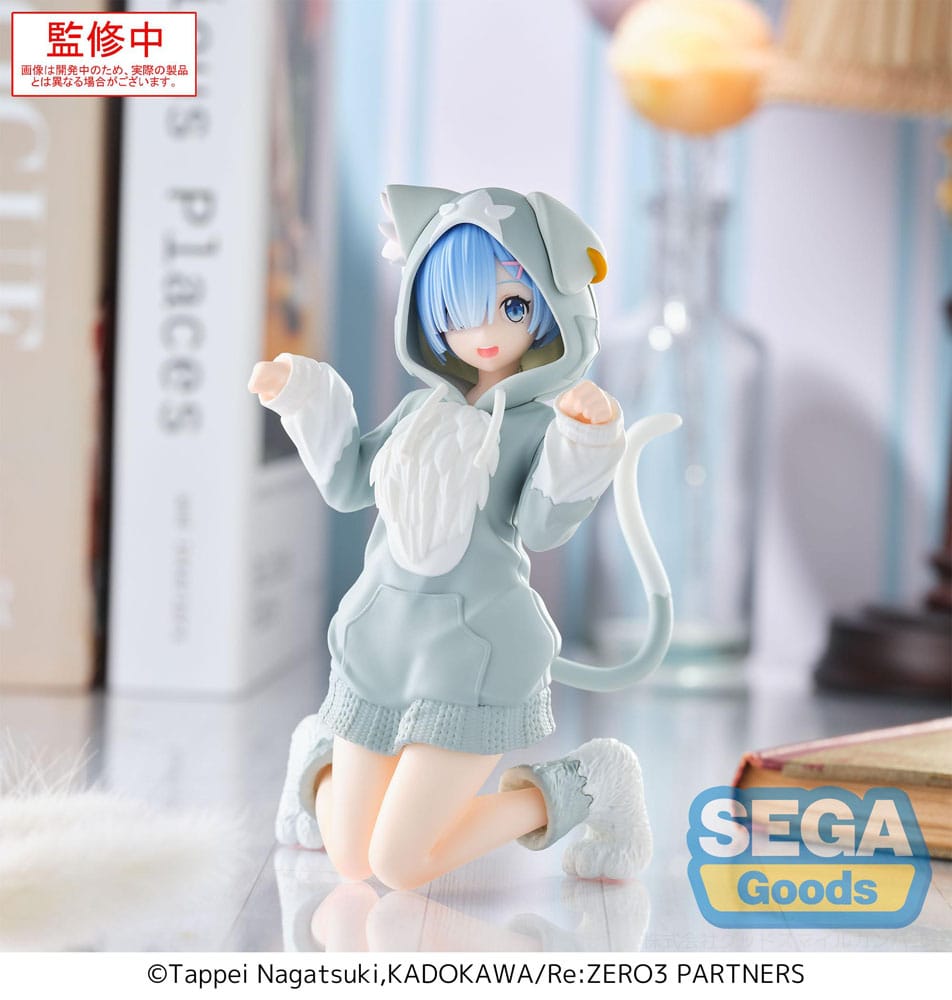 Re:Zero Starting Life in Another World Yumemirize PVC Statue Rem Mofumofu Pack 11 cm - Smalltinytoystore