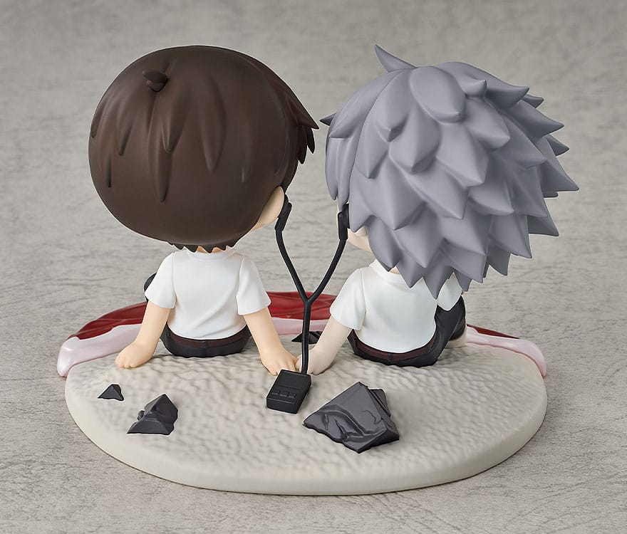 Rebuild of Evangelion Chibi Figur Shinji Ikari & Kaworu Nagisa 8 cm - Smalltinytoystore