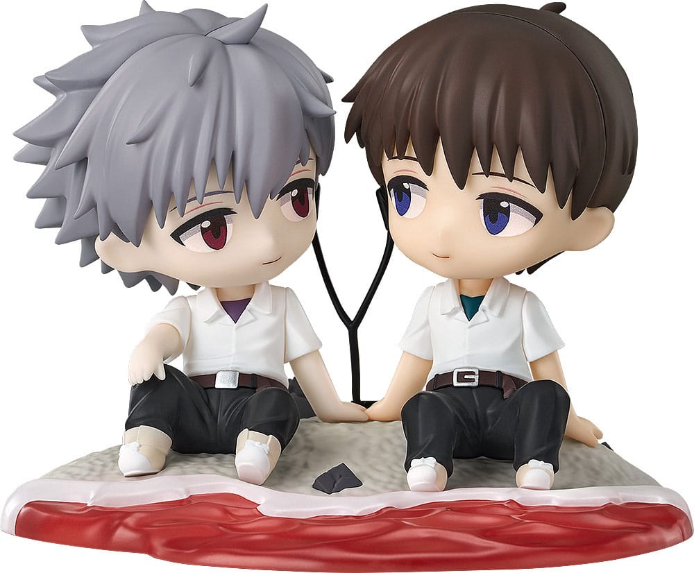 Rebuild of Evangelion Chibi Figur Shinji Ikari & Kaworu Nagisa 8 cm - Smalltinytoystore
