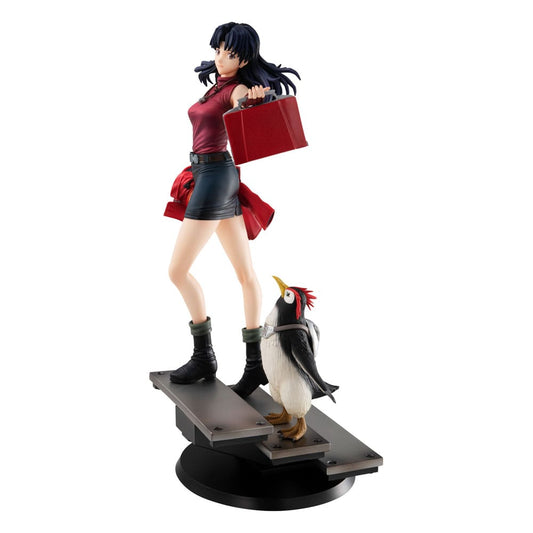 Rebuild of Evangelion Gals PVC Statue Misato Katsuragi & Pen Pen 25 cm - Smalltinytoystore